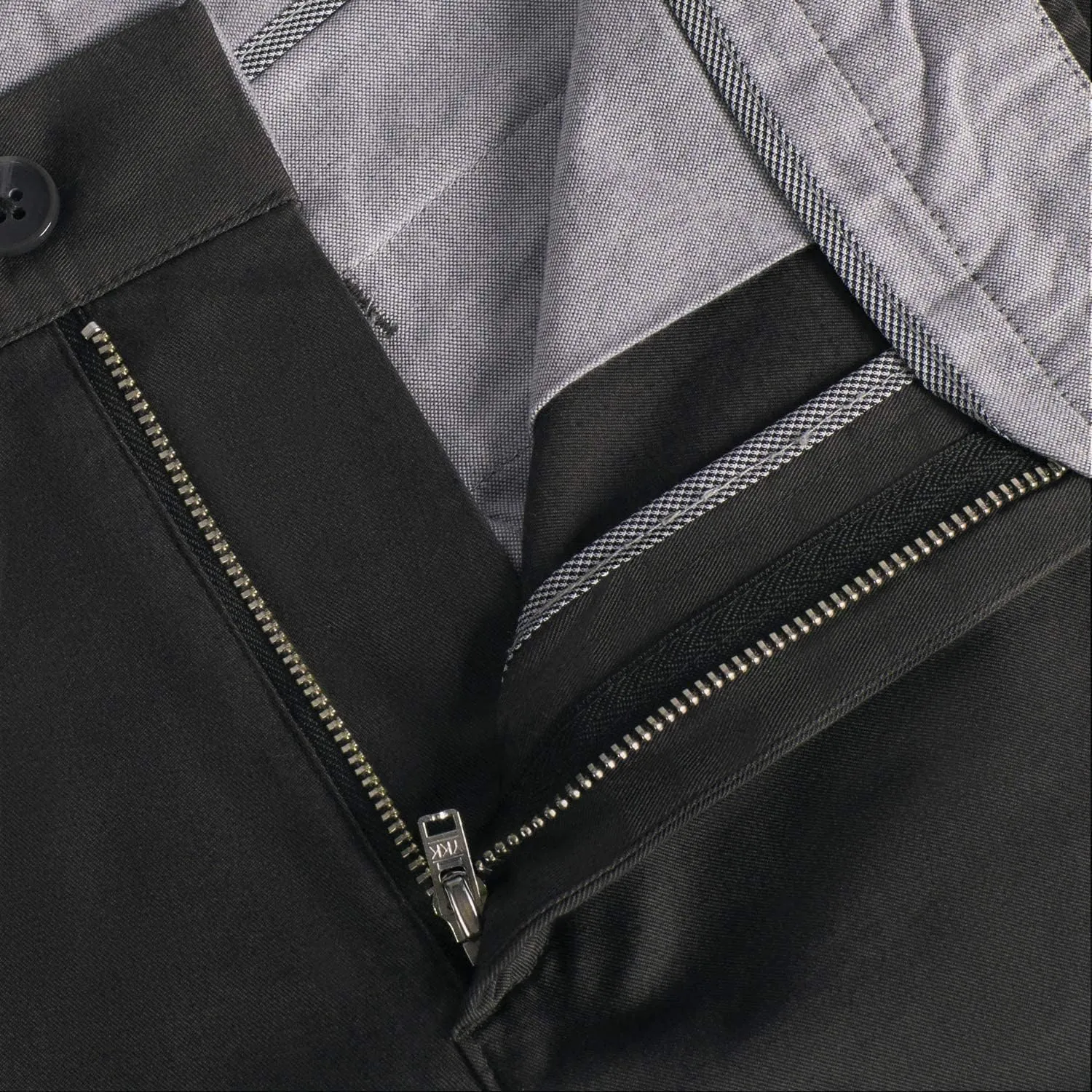 Men's Casual Pants Straight Classic Fit Cotton Flat Front Pants