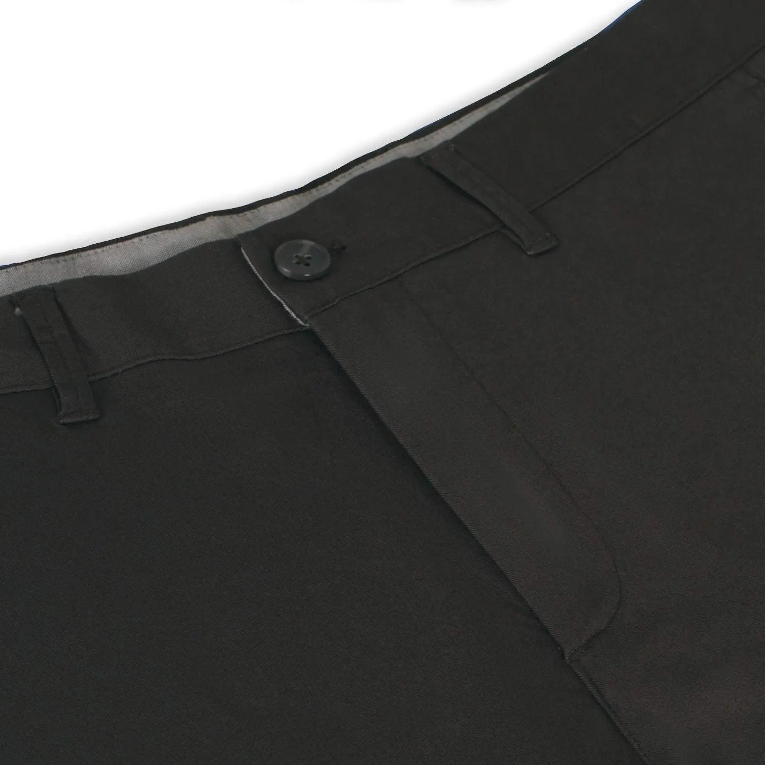 Men's Casual Pants Straight Classic Fit Cotton Flat Front Pants