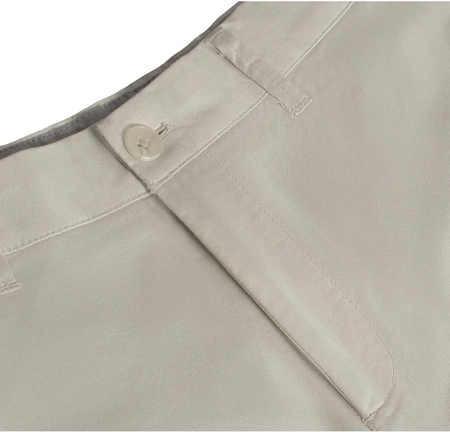 Men's Casual Pants Straight Classic Fit Cotton Flat Front Pants
