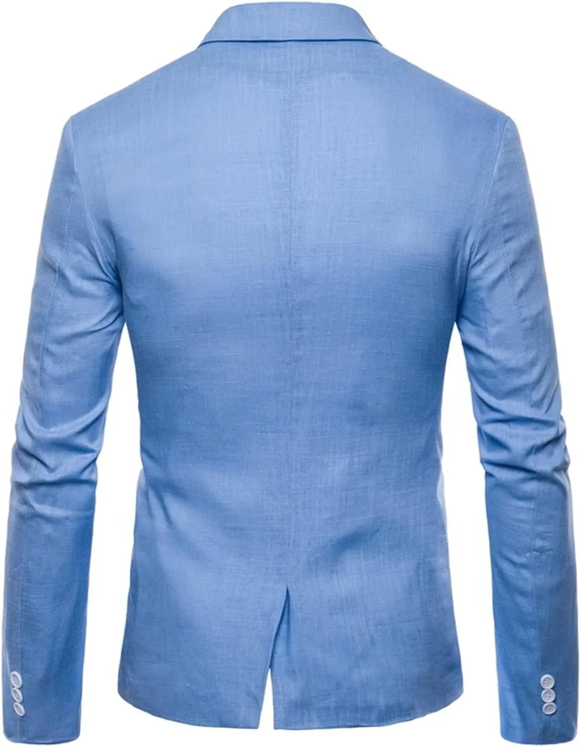 Mens Causal Blazer Two Button Suit Lightweight Slim Fit Single Breasted Sports Coats Business Jackets With Pocket
