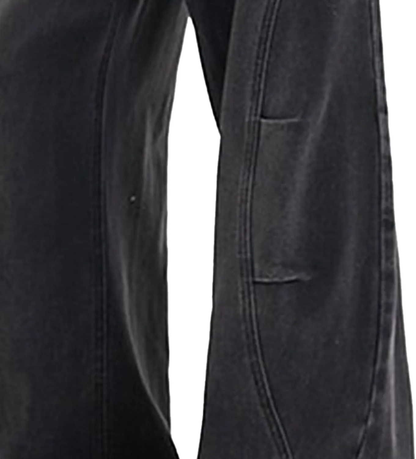 Men's Classic Fit Bootcut Jeans Denim Pants Casual Loose Fit Long Trousers