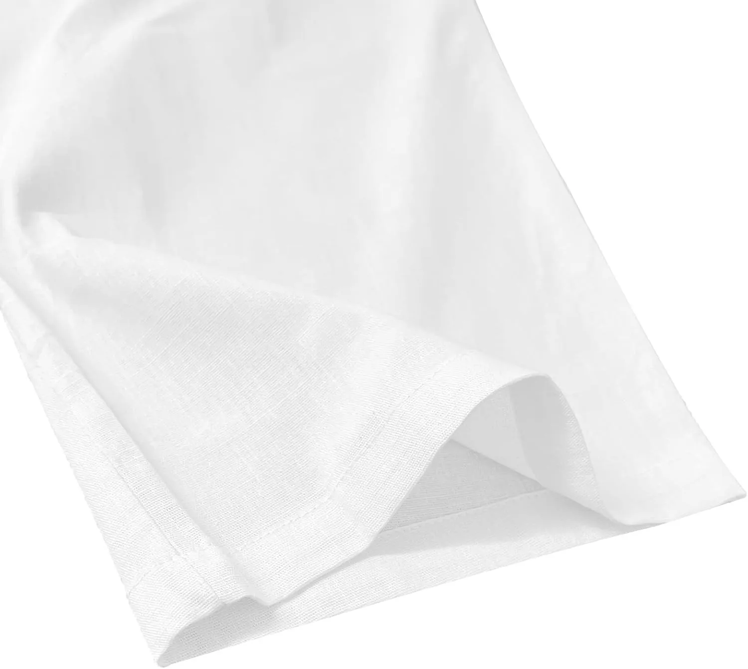 Mens Linen Loose Pant Lightweight Elastic Waist Trousers Csual Pant