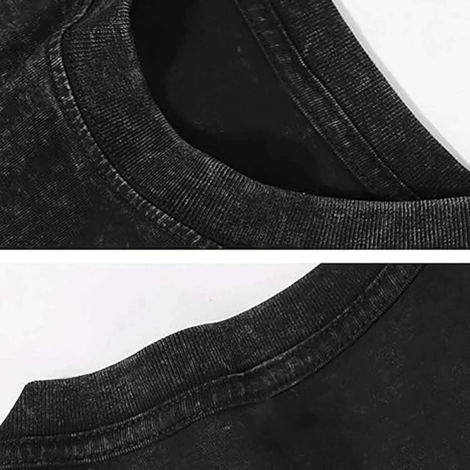 Mens Oversized Vintage Sweatshirts Distressed Casual Long Sleeve Drop Shoulder Crewneck Pullover Hip Hop Streetwear