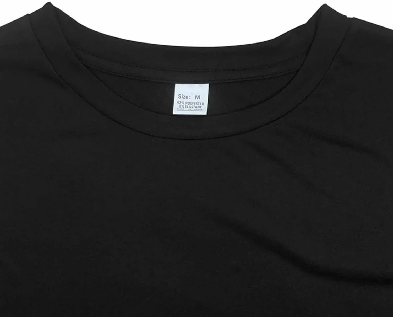 Mens Quick Dry Workout Tees Lightweight Soft Touch Round Neck Gym Shirts Short Sleeve Fitness Tops