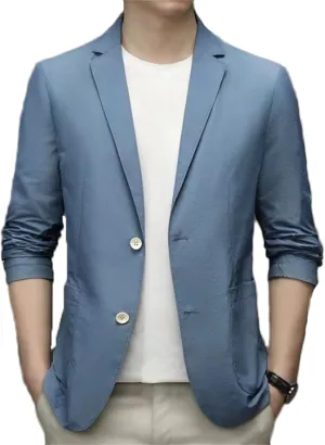 Mens Suit Jackets Casual Two Button Slim Fit Blazers Suit Lightweight Sport Coats Suit Jacket Sport Coats