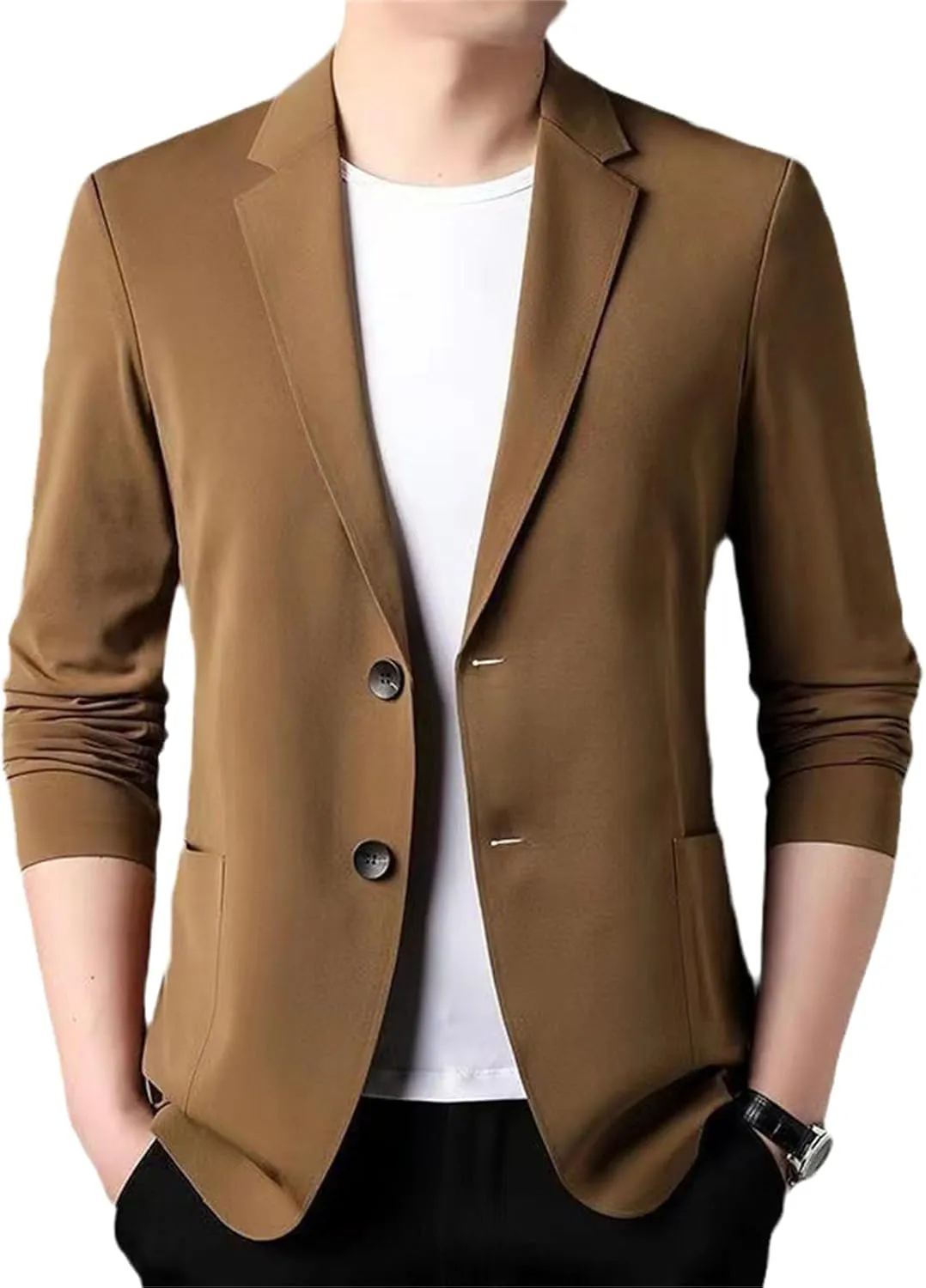 Mens Suit Jackets Casual Two Button Slim Fit Blazers Suit Lightweight Sport Coats Suit Jacket Sport Coats