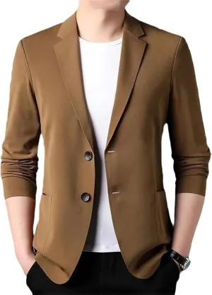 Mens Suit Jackets Casual Two Button Slim Fit Blazers Suit Lightweight Sport Coats Suit Jacket Sport Coats