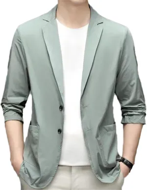 Mens Suit Jackets Casual Two Button Slim Fit Blazers Suit Lightweight Sport Coats Suit Jacket Sport Coats