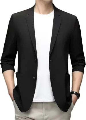 Mens Suit Jackets Casual Two Button Slim Fit Blazers Suit Lightweight Sport Coats Suit Jacket Sport Coats