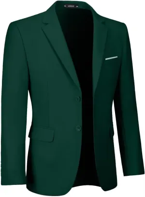 Mens Suit Jackets Casual Two Button Slim Fit Blazers Suit Separates Sport Coats with Pockets for Wedding Prom Party