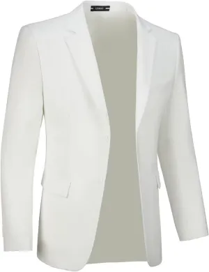 Mens Suit Jackets Casual Two Button Slim Fit Blazers Suit Separates Sport Coats with Pockets for Wedding Prom Party