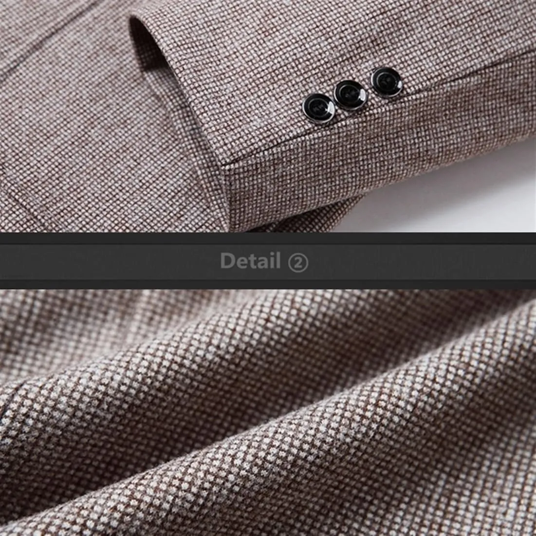 Men's Suits Slim Fit Casual Blazers Lightweight Sport Coats Two Button Jackets