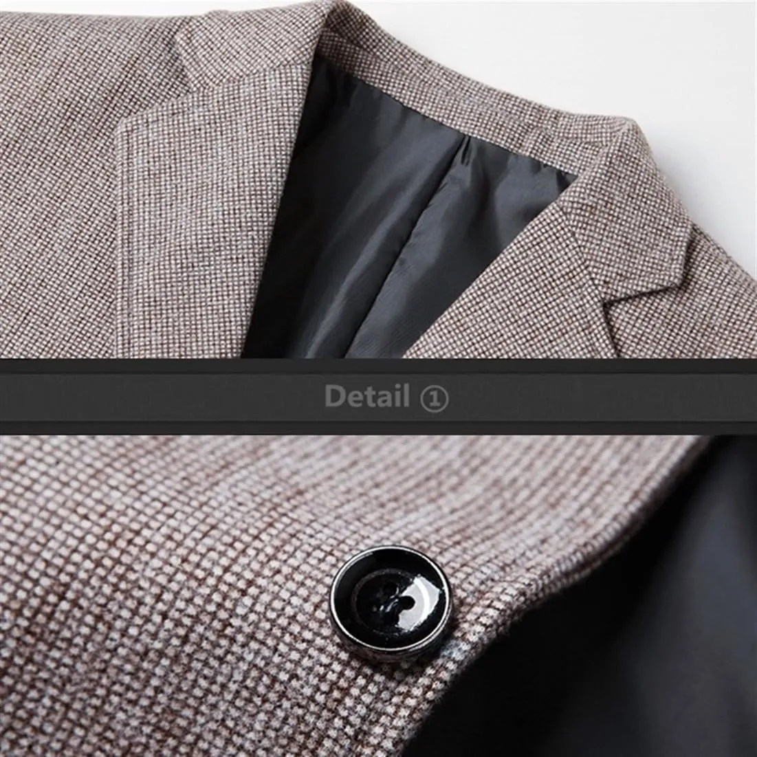 Men's Suits Slim Fit Casual Blazers Lightweight Sport Coats Two Button Jackets