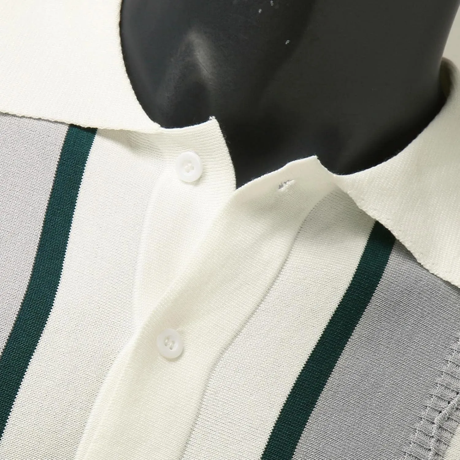 Mens Summer Striped Polos Golf Shirts Designer Pullover Modern Knit Shirts Slim Fit Short Sleeve Vintage Cardigans