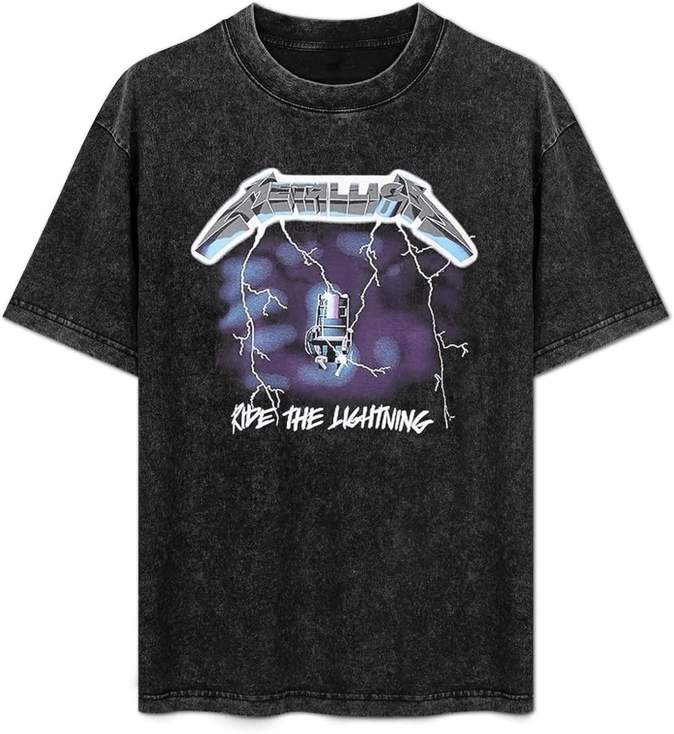 Mens T Shirts Vintage Washed Tee Shirt Short Sleeve Casual T-Shirts