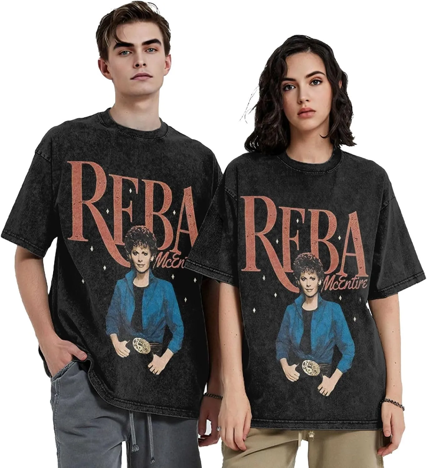 Men's Vintage Oversized Drop Shoulder Fashion T Shirts Loose Wash Solid Tee Tops