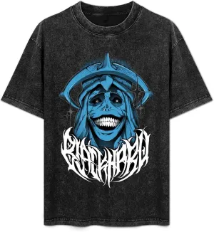 Men's Vintage Oversized Drop Shoulder Short Sleeve Funny T-Shirts Loose Tops
