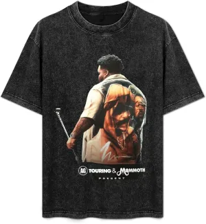 Mens Womens Vintage Oversized Drop Shoulder Short Sleeve Novelty T Shirts Tops Tee