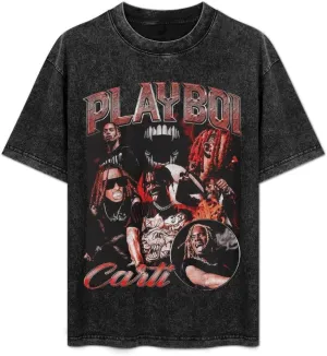 Men's Women'sVintage Oversized Novelty Drop Shoulder Short Sleeve T Shirts Tops