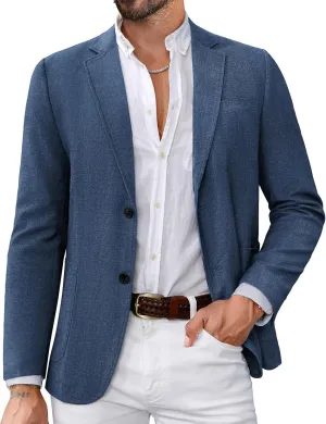 PJ PAUL JONES Mens Blazers Sport Coats Casual Lightweight Two Button Business Suit Jackets