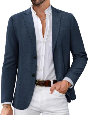 PJ PAUL JONES Mens Blazers Sport Coats Casual Lightweight Two Button Business Suit Jackets