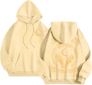 Pom Puff Oversized Hoodies for Women, Teen Girls Preppy Sweatshirt Pullover Long Sleeve Y2K Graphic Tees with Pockets
