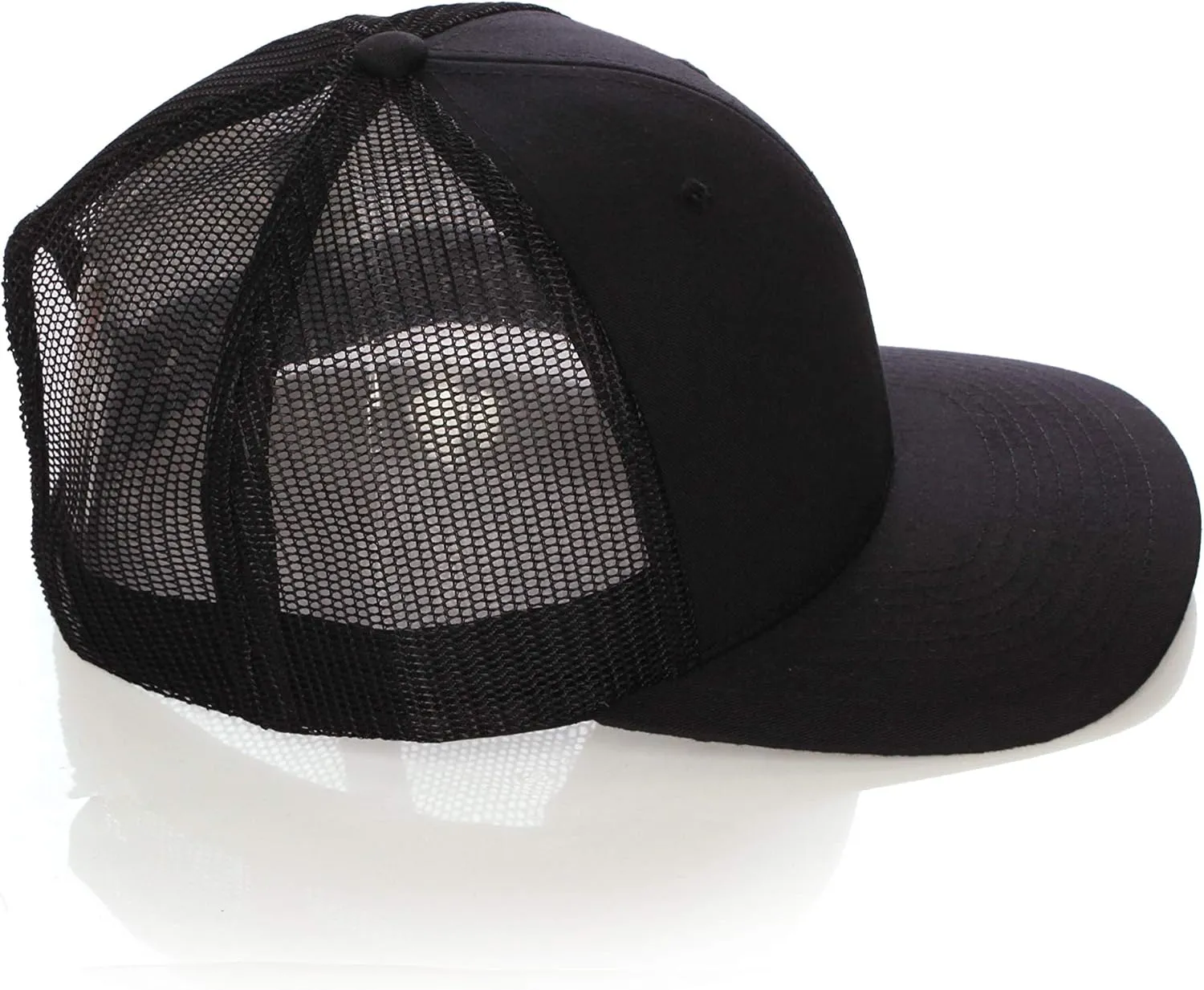 Structured Trucker Mesh Hat Custom Colors Letter R Initial Baseball Mid Profile