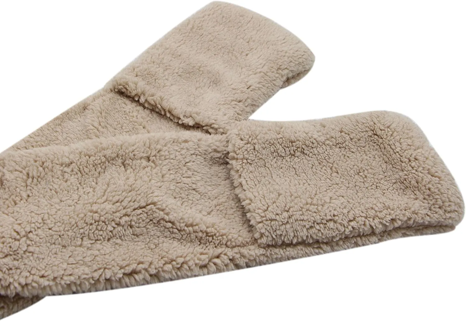 Super Soft Fleece Women’s Hooded Scarf & Hat W/Glove Pockets
