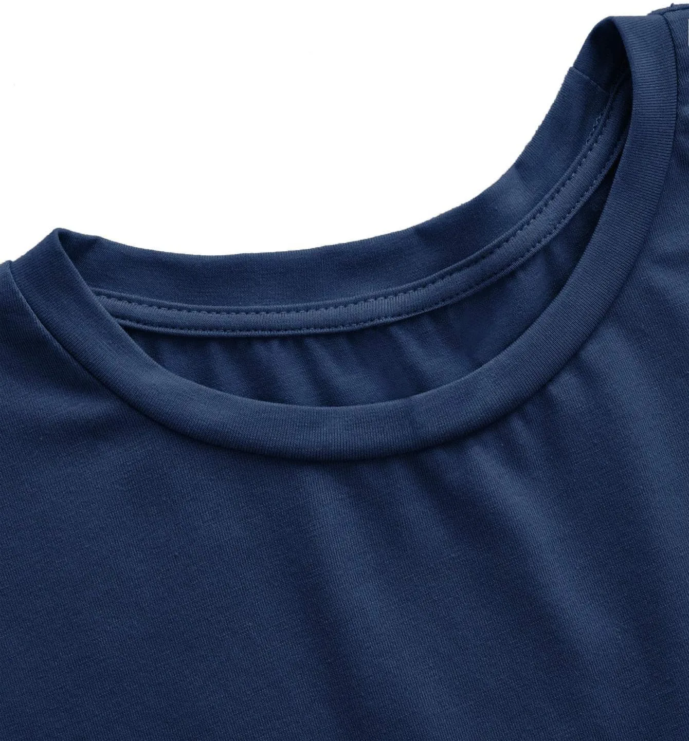 SweatyRocks Women's Casual Short Sleeve Crew Neck Basic Crop Top T Shirts