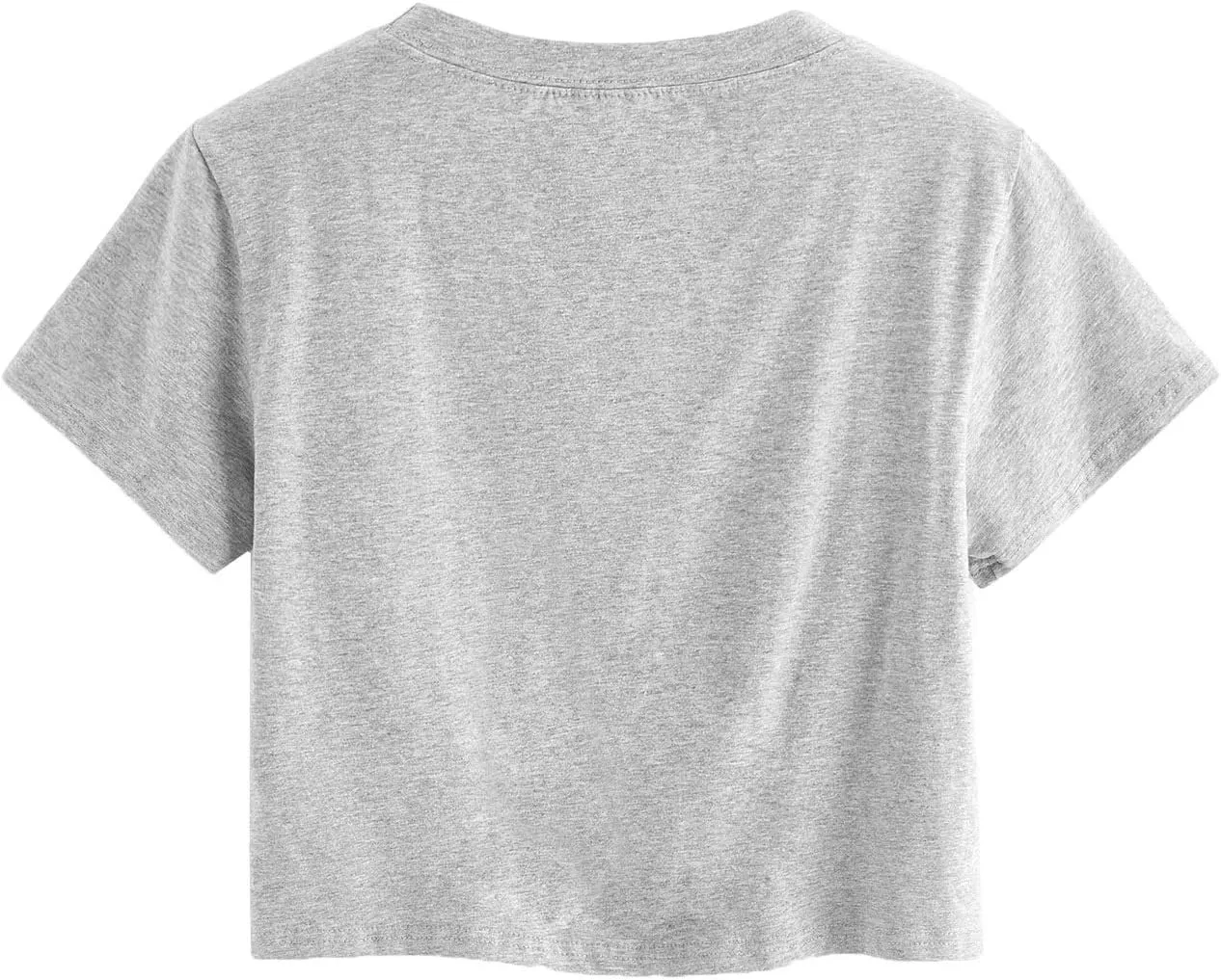 SweatyRocks Women's Casual Short Sleeve Crew Neck Basic Crop Top T Shirts