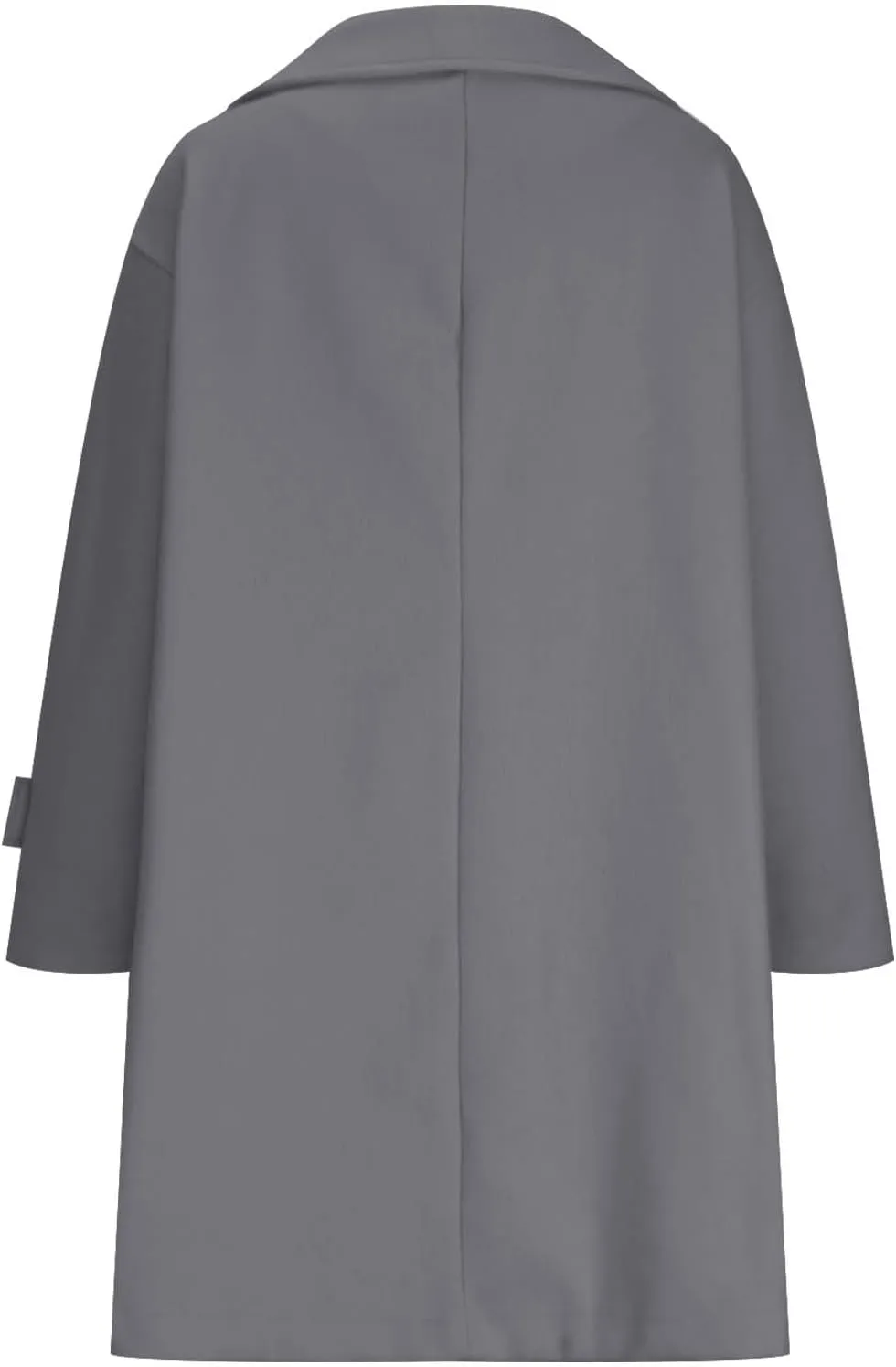 Trench Coats for Women 2024 Wool Blend Warm Winter Coats 2024 Casual Notch Lapel Single-Breasted Pea Coats