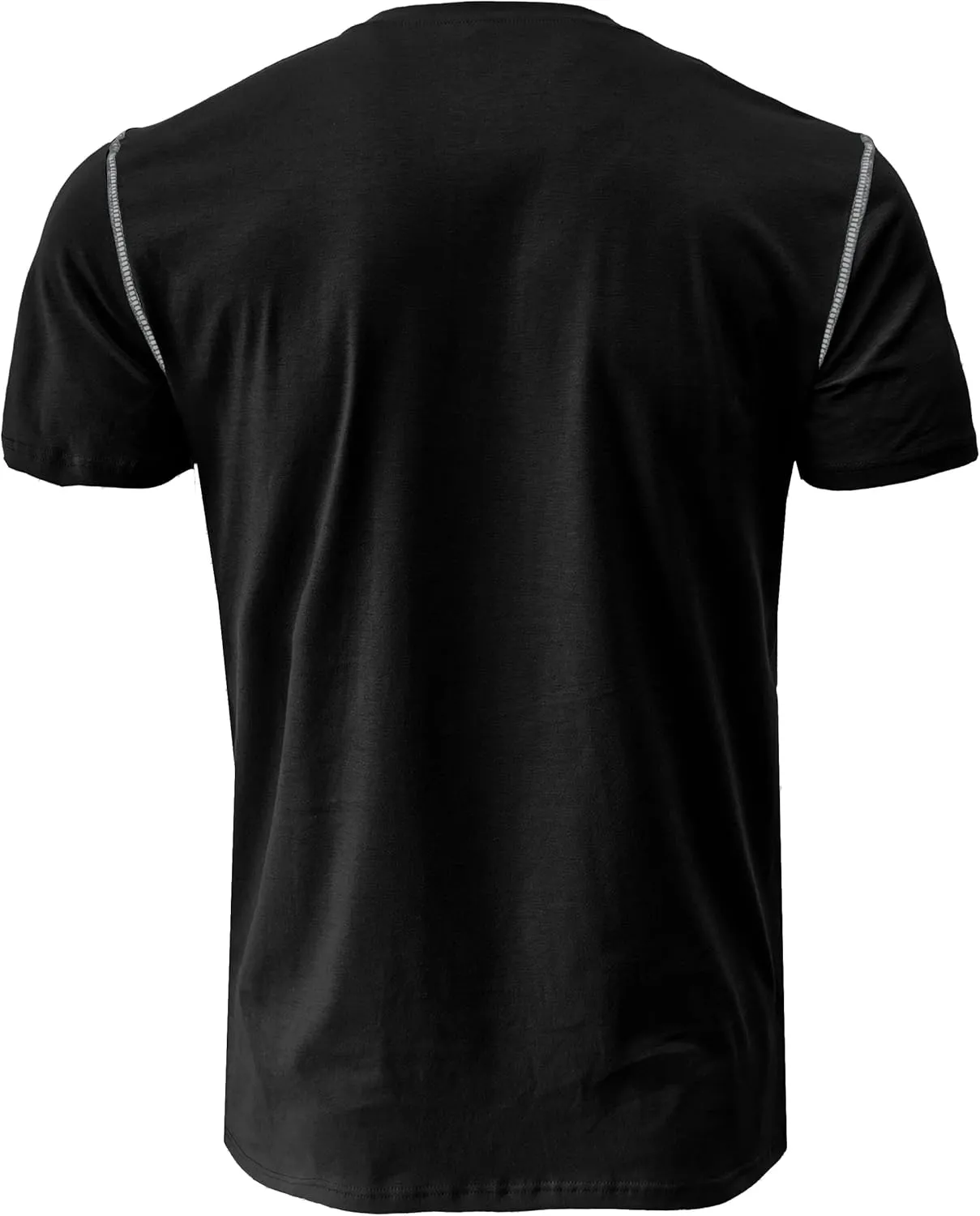 UOUA Men's Henley Shirts Short Sleeve Casual T-Shirts Cotton Basic Tops