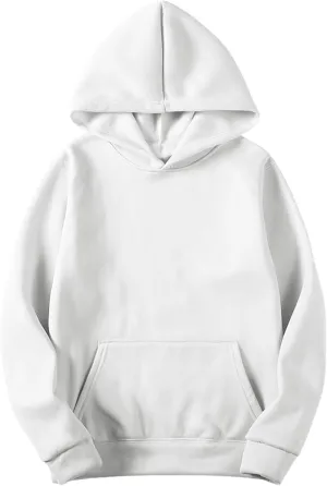 Women Men Basic Hoodies Unisex Oversized Fleece Sweatshirt Casual Long Sleeve Pullover Plain Sweater Fall Outfits