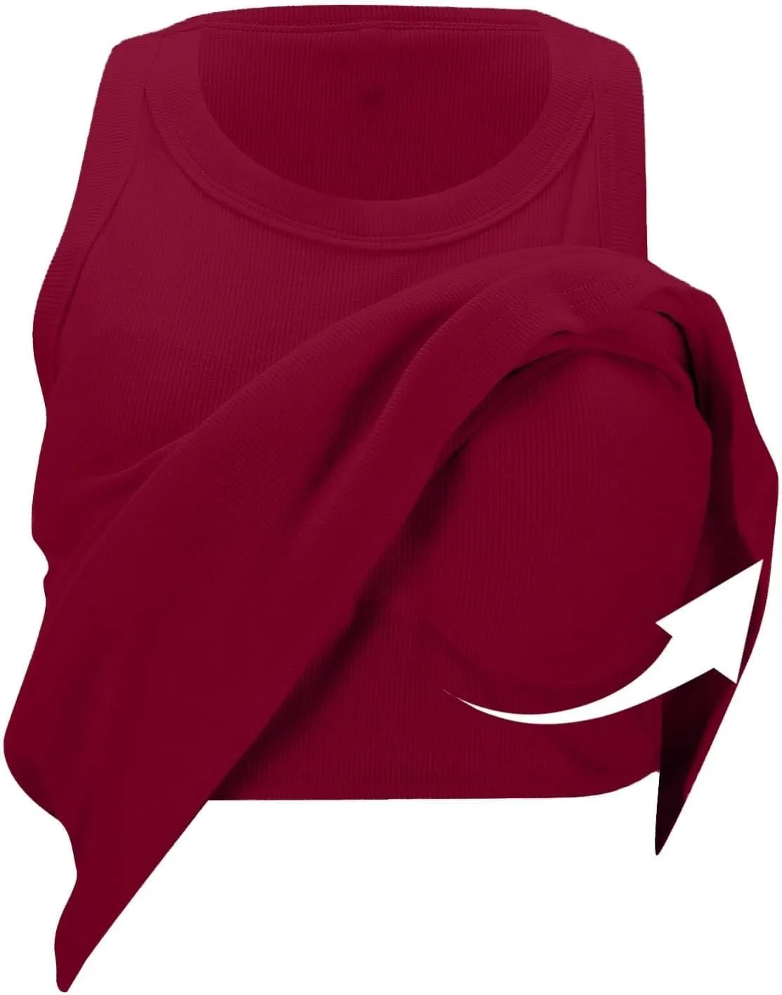 Women's Cotton Tank Top with Shelf Bra Adjustable Spaghetti Strap Camisole Soft Touch Casual Tops Basic Cami Tanks