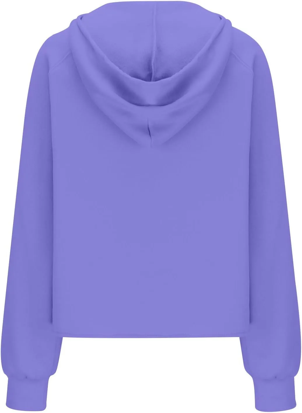 Women's Half Zip Cropped Sweatshirts Fleece Casual Loose Hoodie Quarter Zip Trendy Y2k Pullover Sweater With Pocket