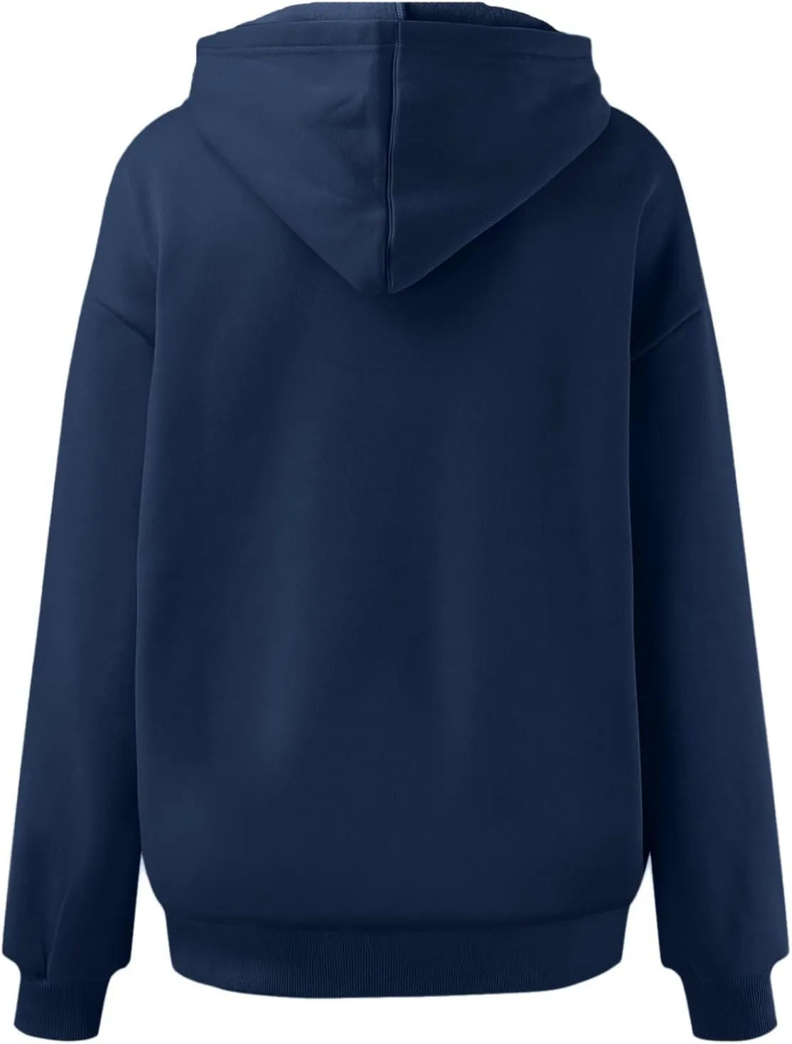 Womens Oversized Hoodies Fleece Solid Hooded Sweatshirts 2024 Trendy Outfits Fall Winter Clothes Pullover Sweater