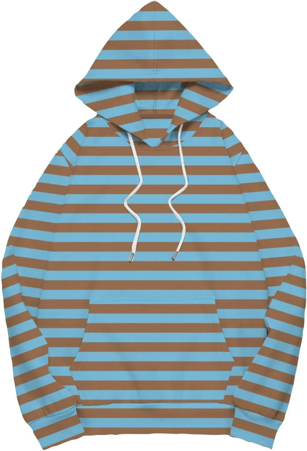 Womens Oversized Hoodies Striped Plus Size Sweatshirts Long Sleeve Sweaters Pullover 2024 Fall Clothes with Pocket