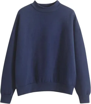 Women's Oversized Sweatshirts Half Turtleneck Pullover Long Sleeve Fleece Tops Solid Casual Loose Fall Fashion Outfits