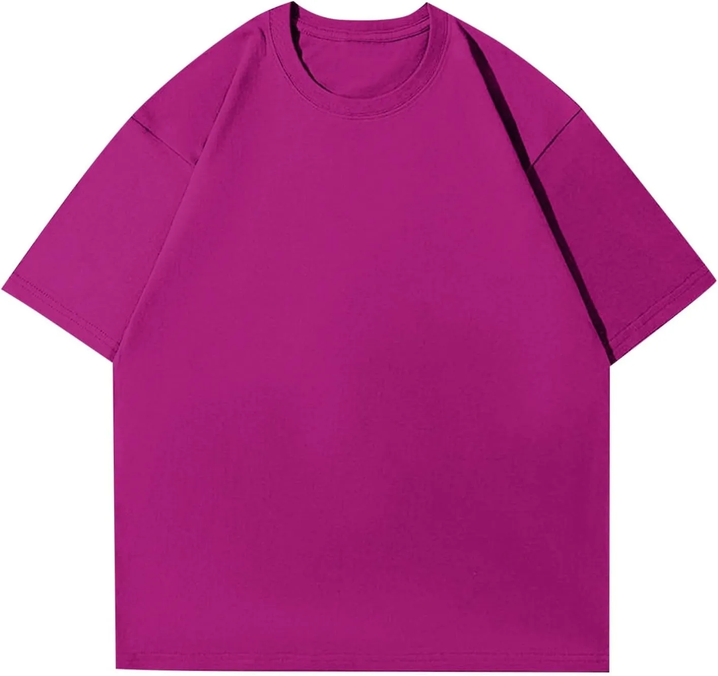 Women's Oversized T Shirts Tees Half Sleeve Crew Neck Cotton Tunic Tops