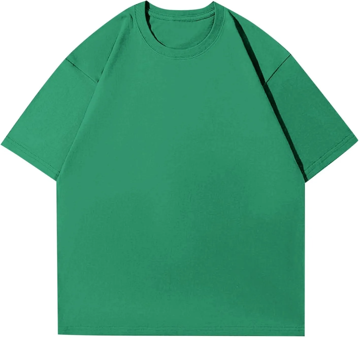 Women's Oversized T Shirts Tees Half Sleeve Crew Neck Cotton Tunic Tops