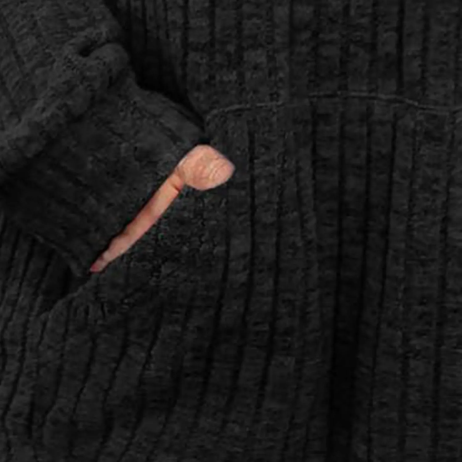 Women's Sweater Hoodies Fall Ribbed Knit Soft Touch Long Sleeve Hooded Tunics Dressy Crewneck Pullover Basic Sweater