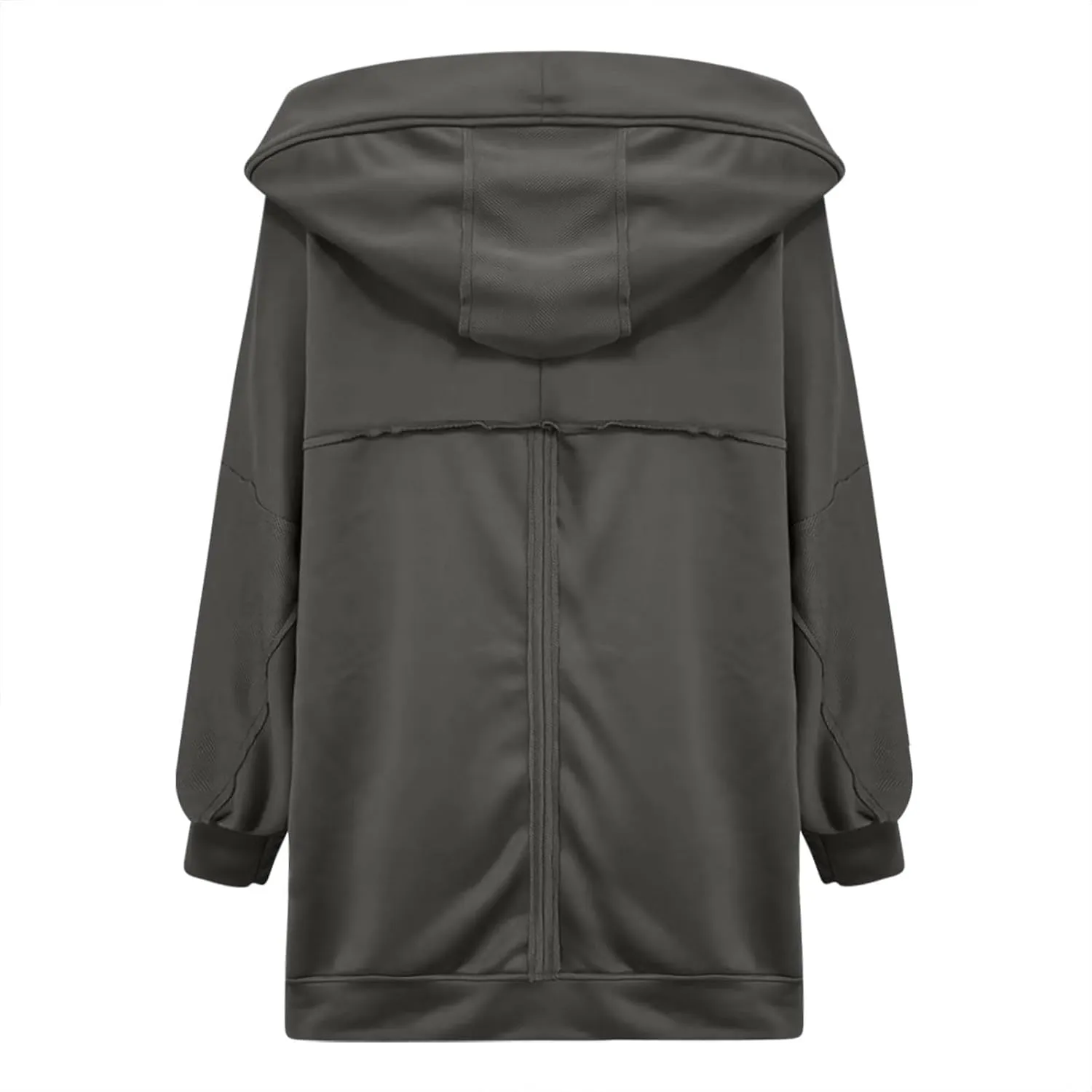 Women's Sweatshirt Cardigan Oversized Long Sleeve Open Front Hooded Jackets Cozy Coats