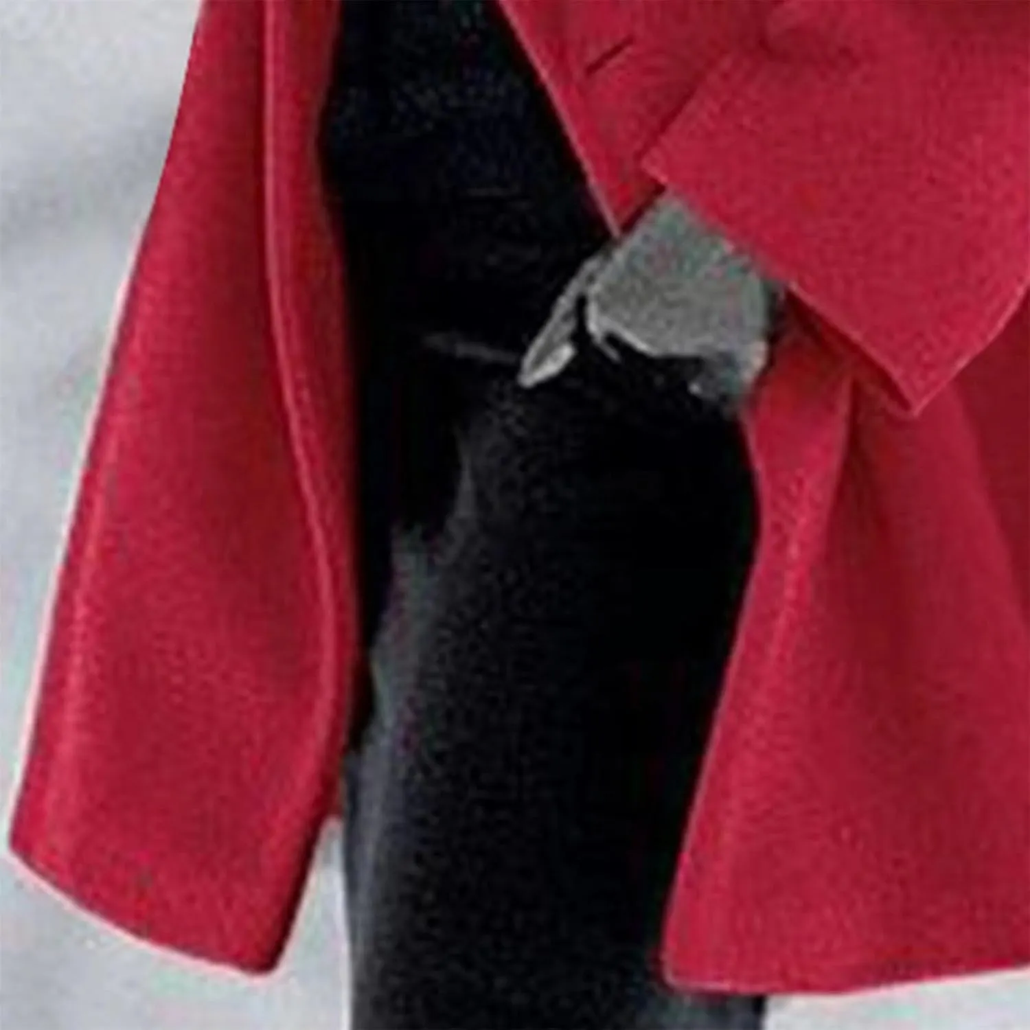 Womens Trench Coat Long Wool Blend Coats Single Breasted Jackets Fall Winter Casual Shawl Collar Overcoat Outerwear