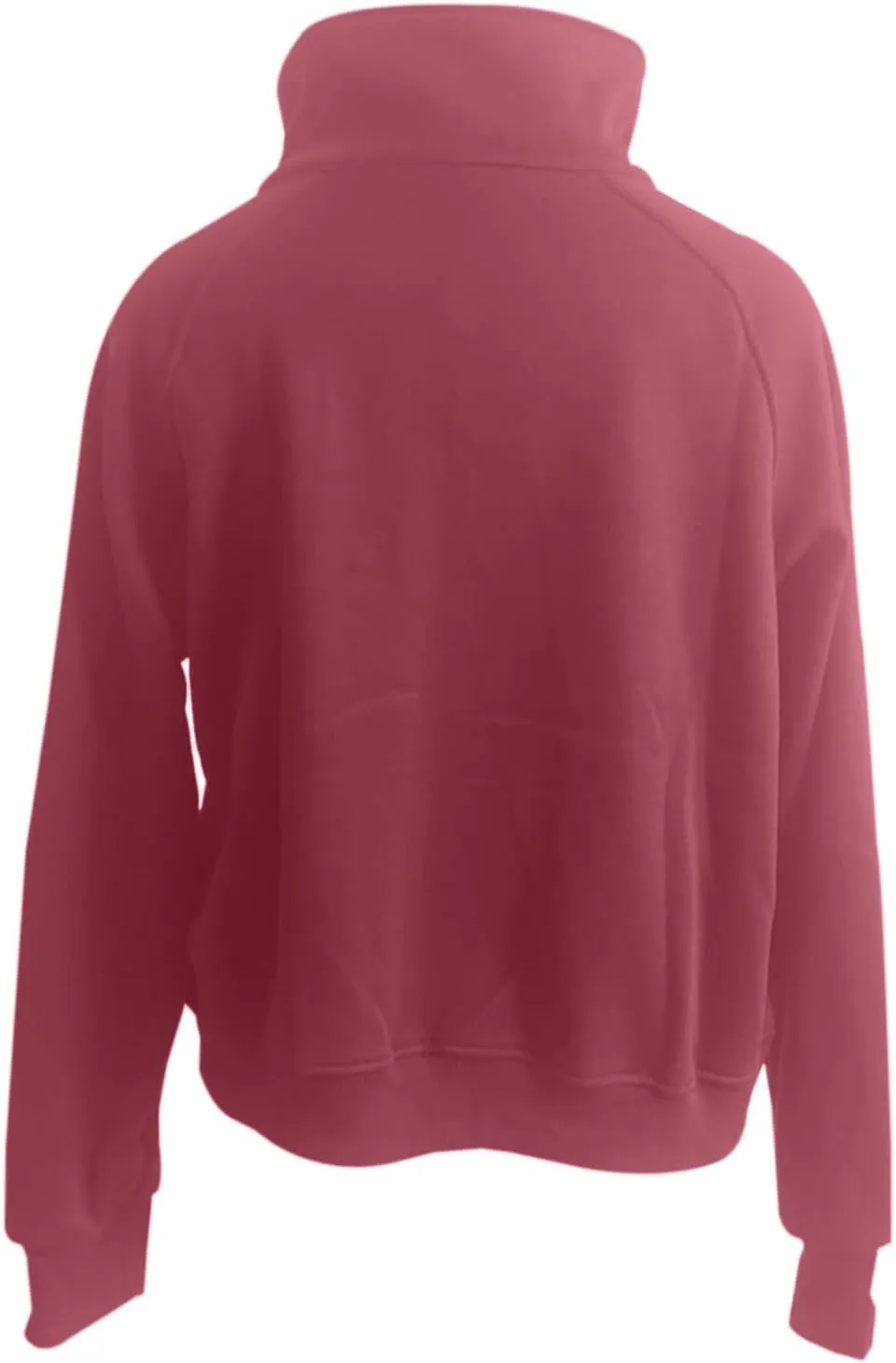Womens Zip Up Hoodies 2024 Fleece Jacket Oversized Cropped Sweatshirt Casual Solid Fall Winter Clothes with Thumb Hole