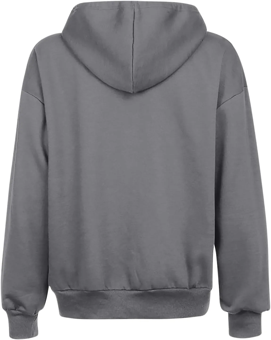 Women's Zip Up Hoodies Casual Fall Fashion Oversized Sweatshirts Y2K Teen Girl Cute Long Sleeve Jackets with Pockets